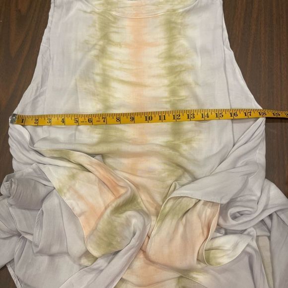 Jen's Pirate Booty Tie-Dye Maxi Dress - White and Green - Picture 14 of 14